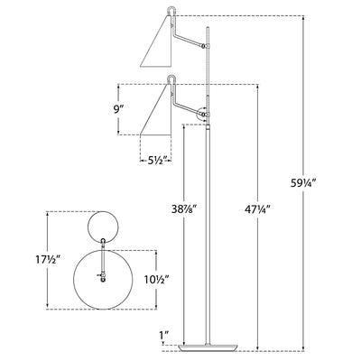 Clemente Adjustable Floor Lamp
