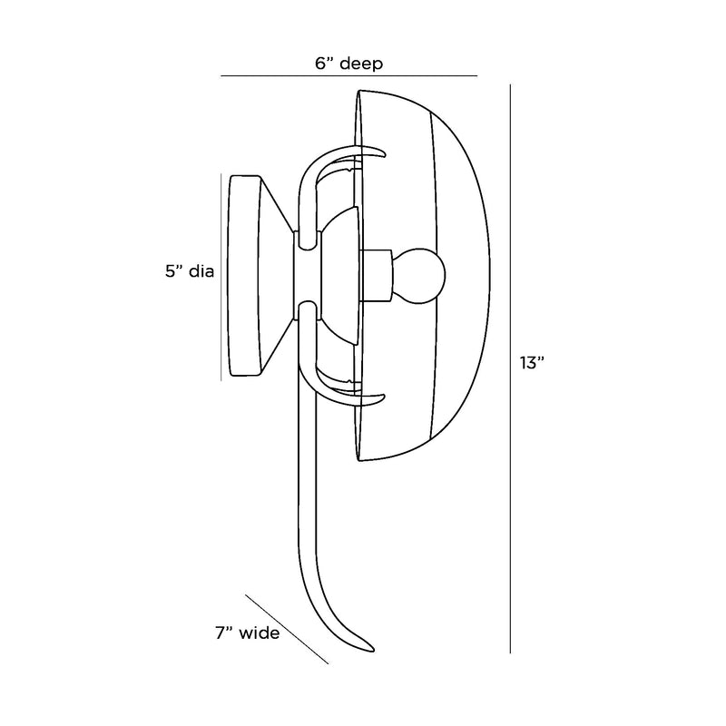 Corona Wall Sconce