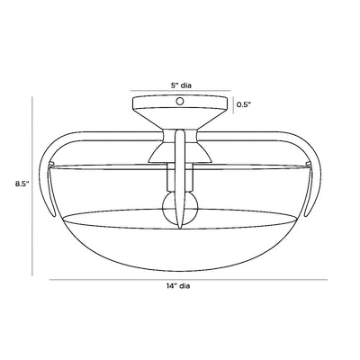 Corona Ceiling Light