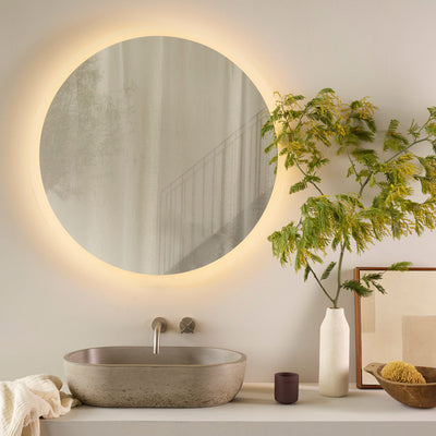 Varenna Round Illuminated Mirror