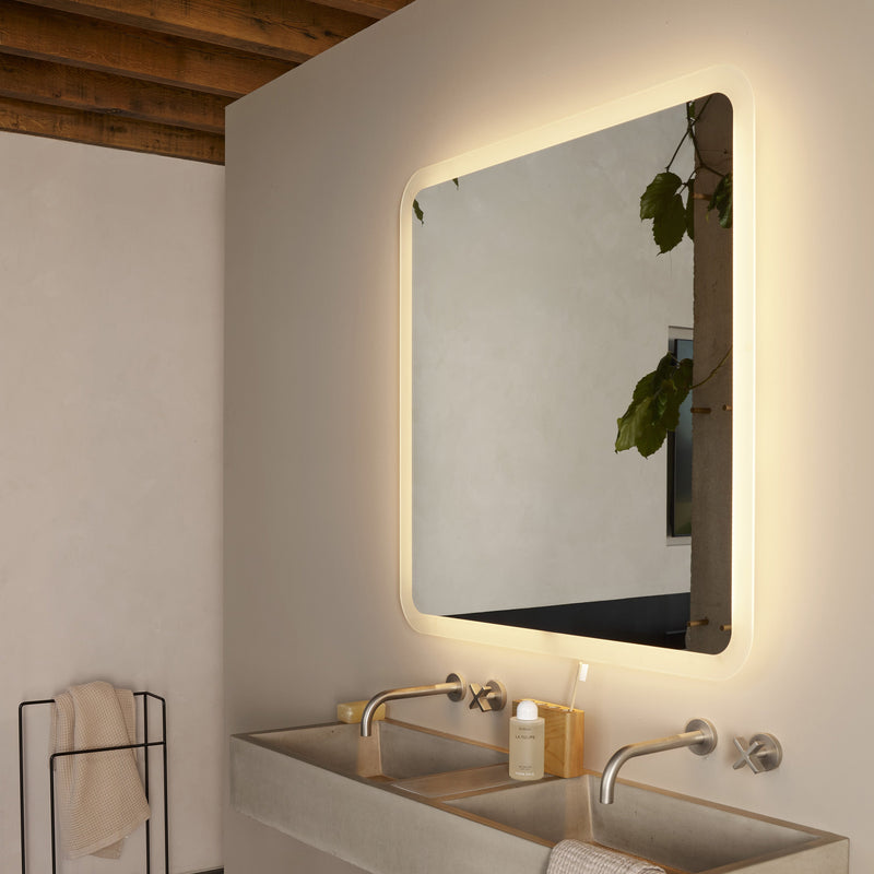 Varenna Square Illuminated Mirror