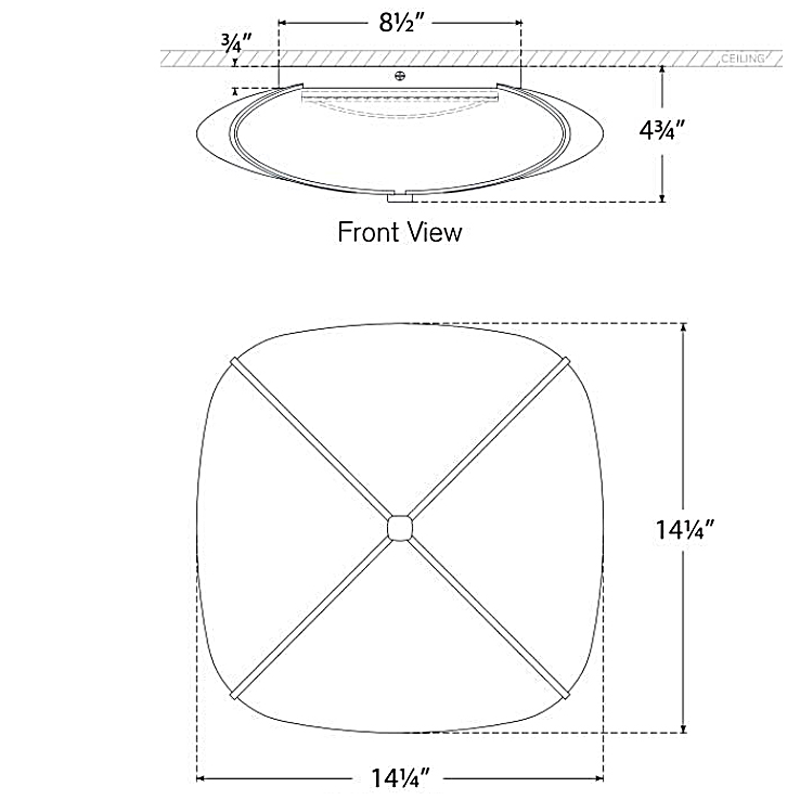 Fondant Ceiling Light