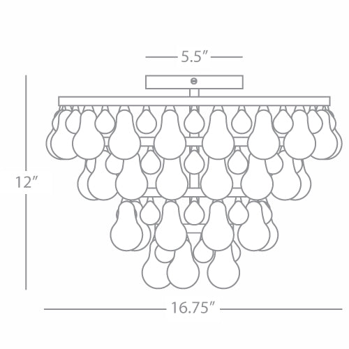 Bling Ceiling Light Fixture
