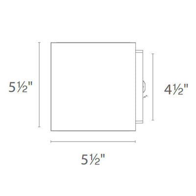 Bloc Outdoor Up Down Wall Sconce