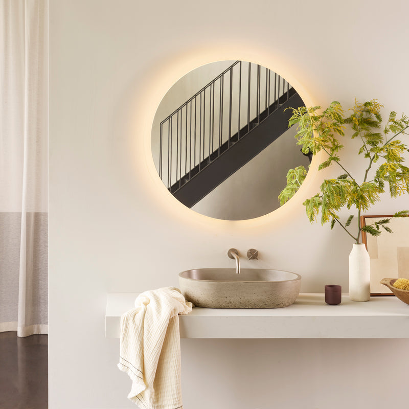 Varenna Round Illuminated Mirror
