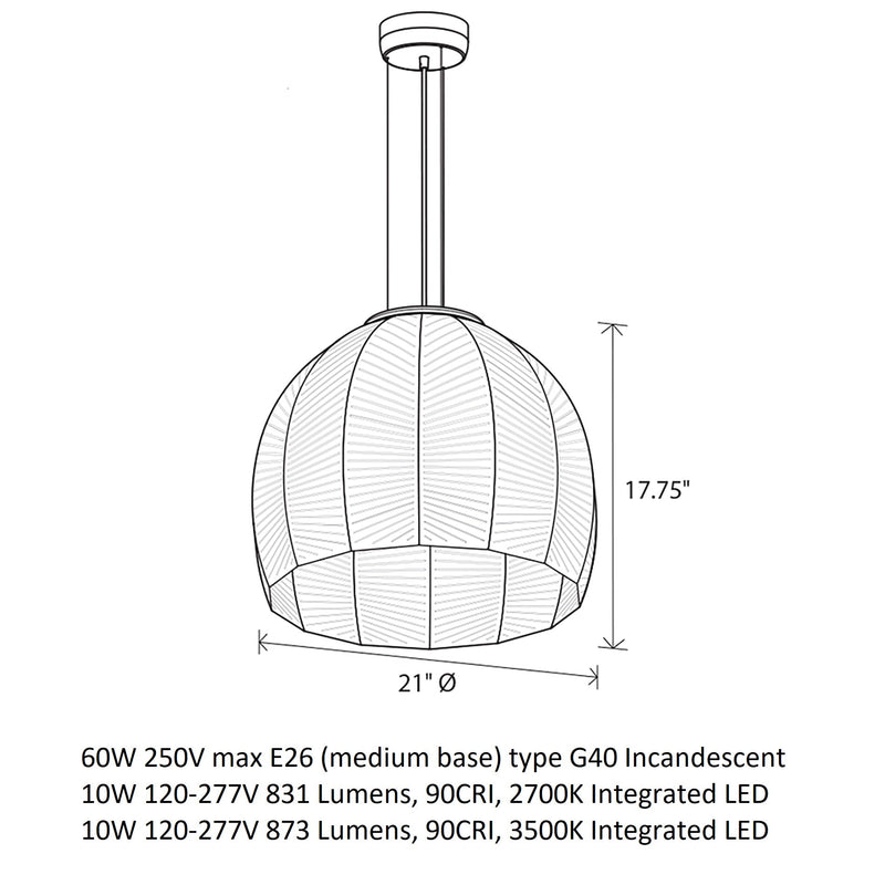 Amicus 21 Pendant Light