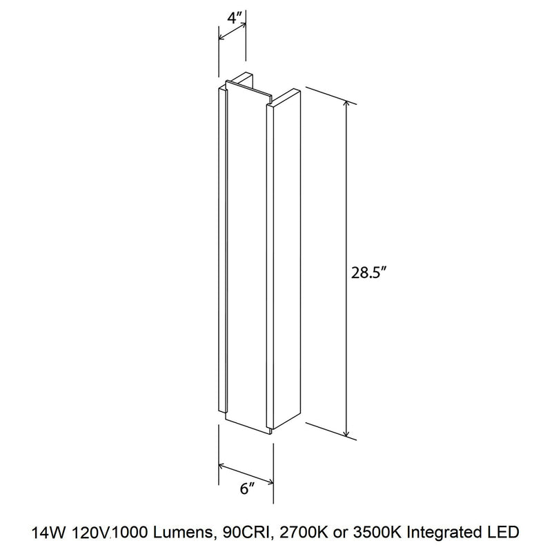 Capio Long Wall Light