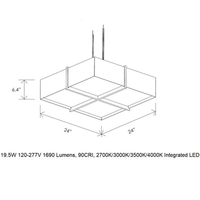 Veram 24 LED Pendant Light