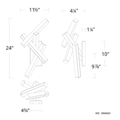 Chaos Outdoor Wall Sconce