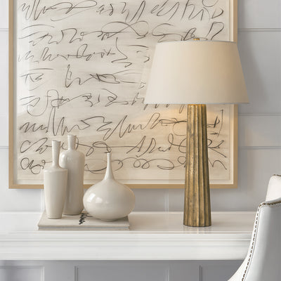 Fluted Spire Table Lamp