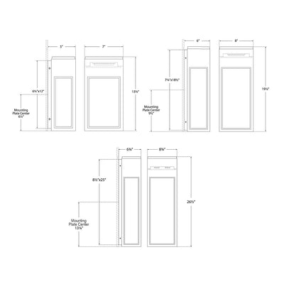 Irvine 3/4 Outdoor Wall Light
