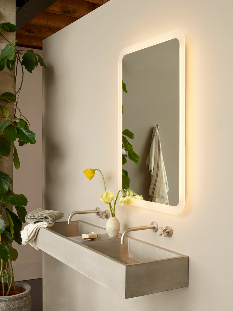 Varenna Rectangular Illuminated Mirror