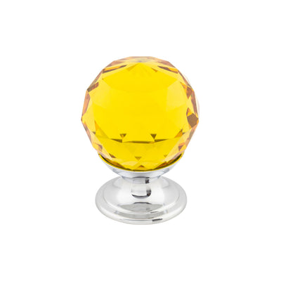 Amber Crystal Knob