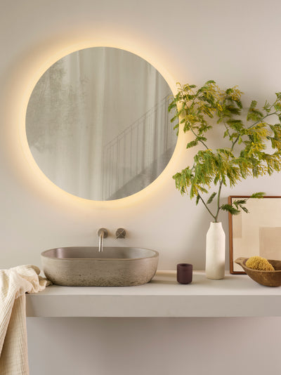 Varenna Round Illuminated Mirror