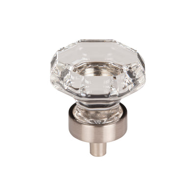 Clear Octagon Crystal Knob
