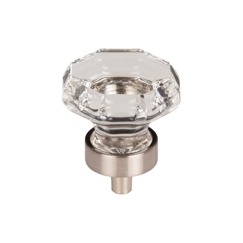Clear Octagon Crystal Knob