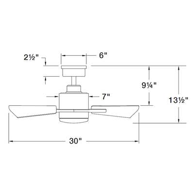 Clarke Semi Flush Ceiling Light