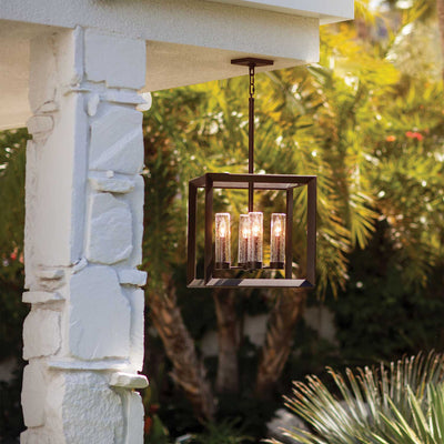 Rhodes 120V Outdoor Square Pendant