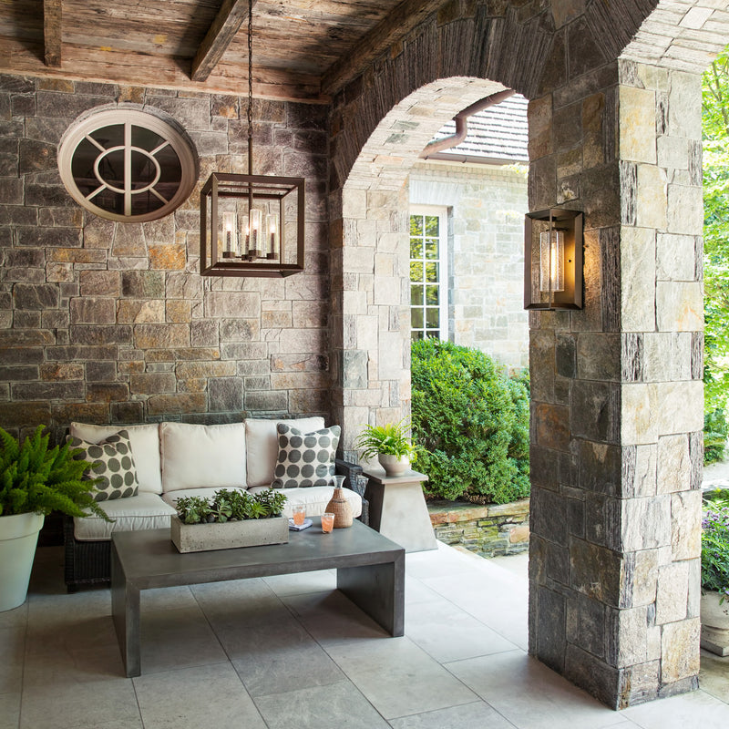 Rhodes 120V Outdoor Square Pendant