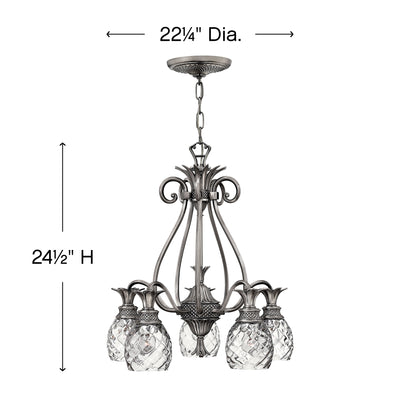 Pineapple Downlight Chandelier