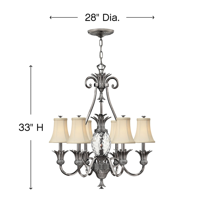 Pineapple 7-Light Chandelier