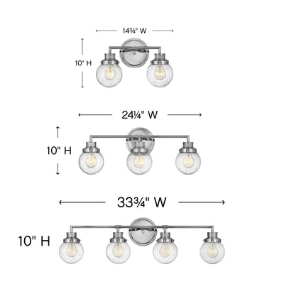 Poppy Bathroom Vanity Light