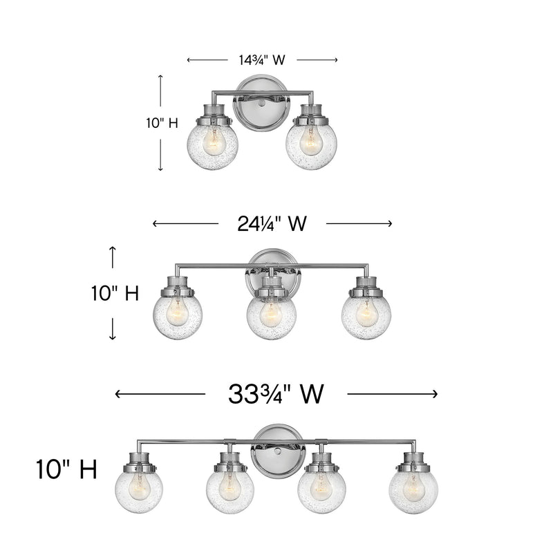 Poppy Bathroom Vanity Light