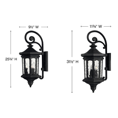 Raley Scroll Outdoor Wall Light
