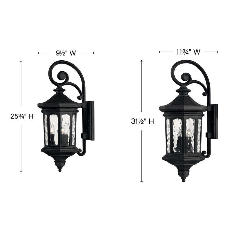 Raley Scroll Outdoor Wall Light
