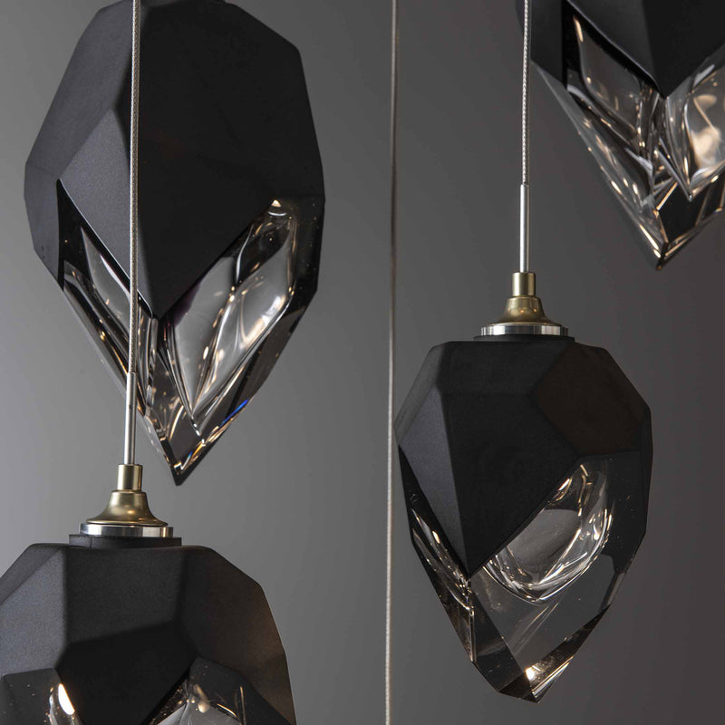 Chrysalis Mixed Shades Round 9 Light Pendant