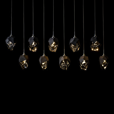 Chrysalis Small Shades Linear Multi Light Pendant