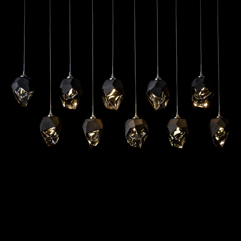 Chrysalis Small Shades Linear Multi Light Pendant