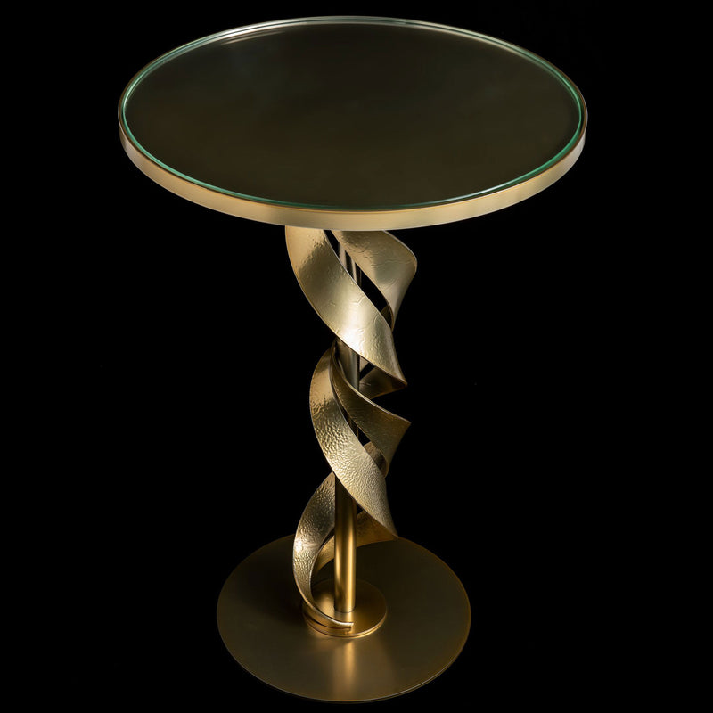 Folio Glass Top Accent Table