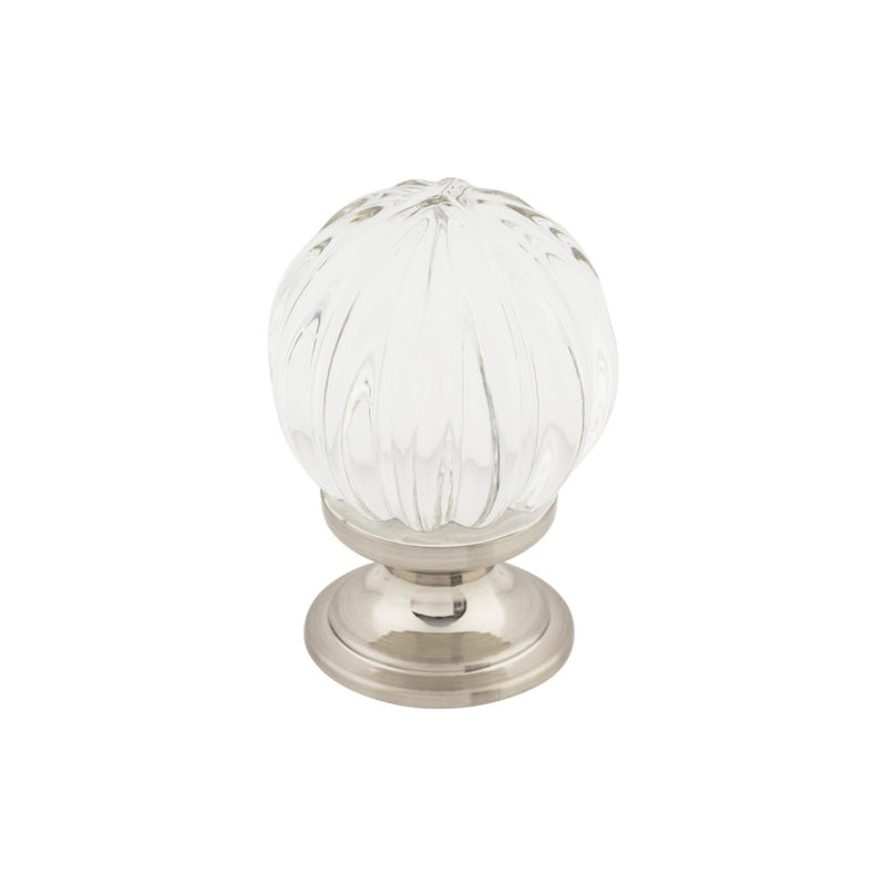 Clear Melon Crystal Knob