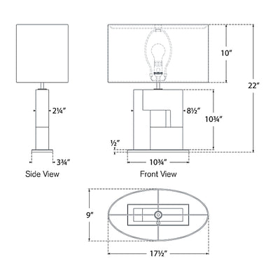 Ashlar Table Lamp
