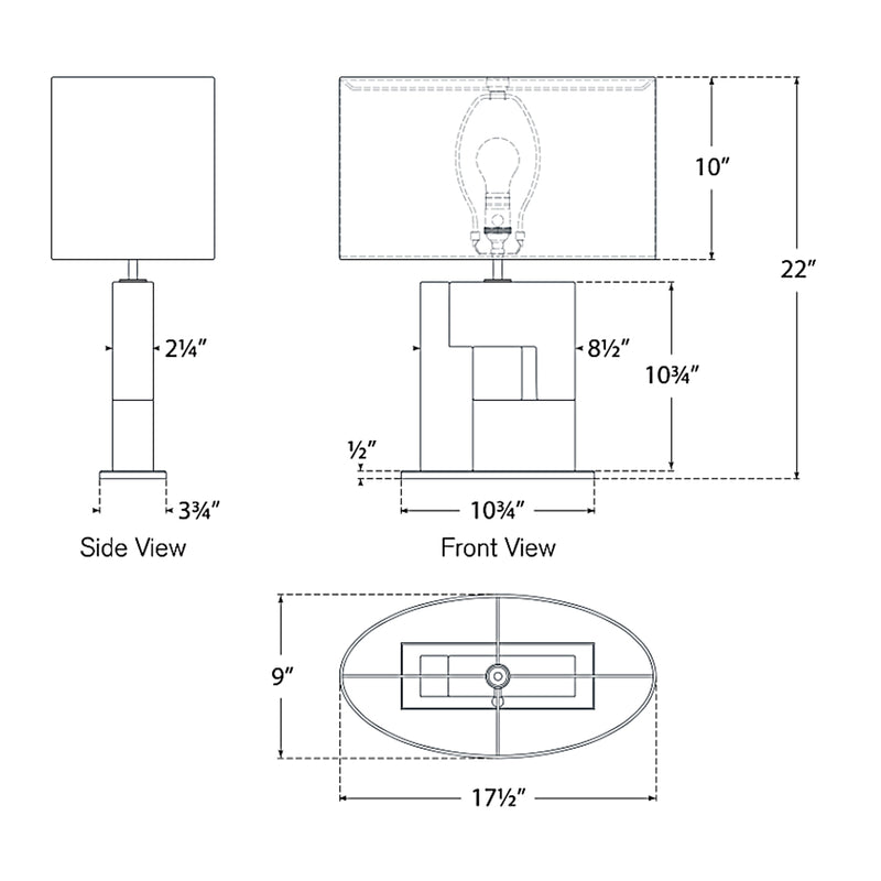 Ashlar Table Lamp