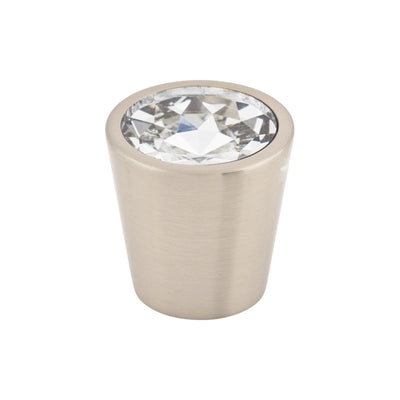 Clear Crystal Center Knob
