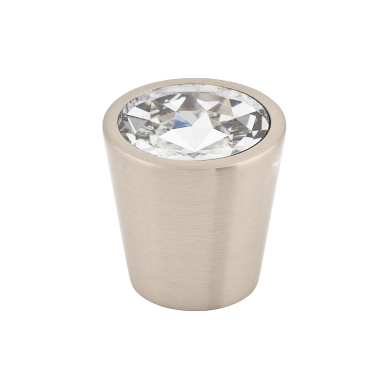 Clear Crystal Center Knob