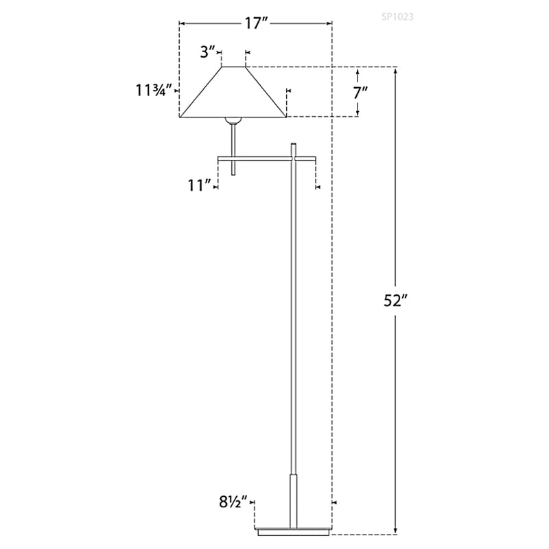 Hackney Bridge Arm Floor Lamp