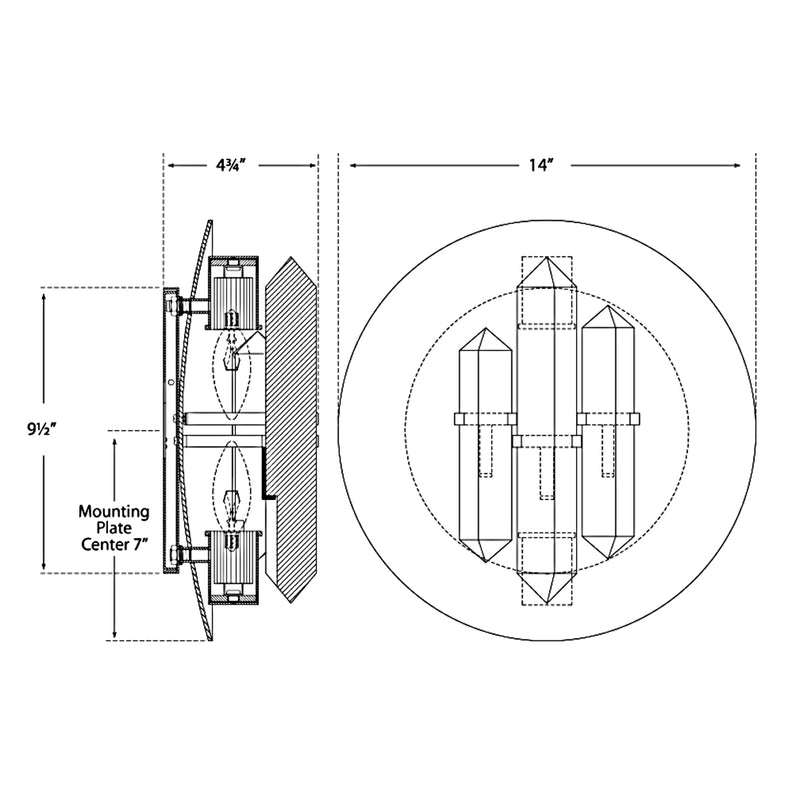 Halcyon Round Wall Sconce