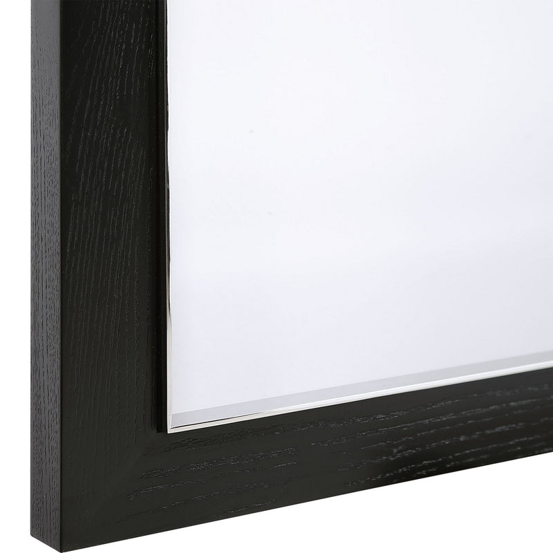 Avri Dark Wood Mirror