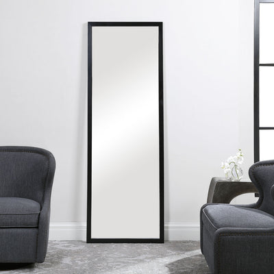 Avri Dark Wood Mirror