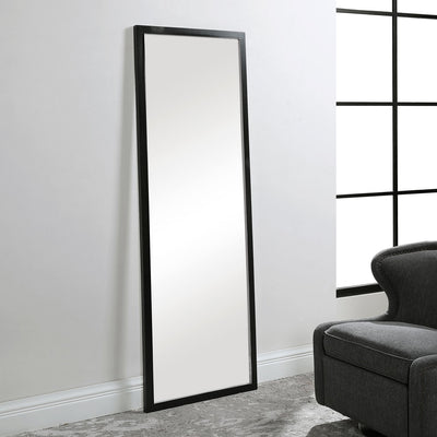Avri Dark Wood Mirror
