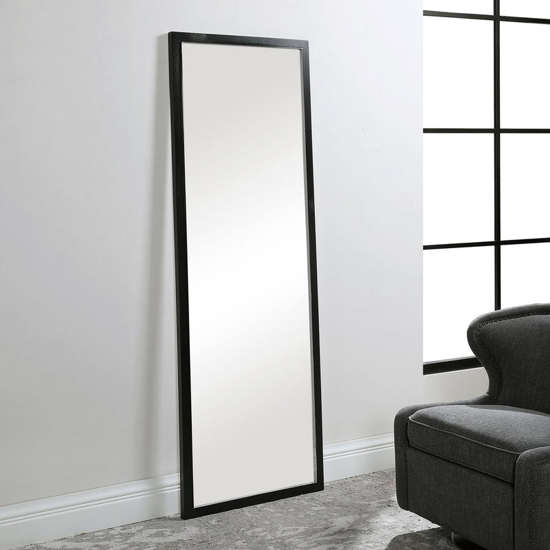 Avri Dark Wood Mirror