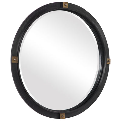 Tull Industrial Round Mirror