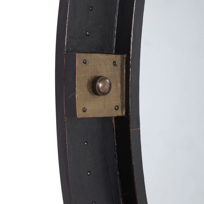 Tull Industrial Round Mirror