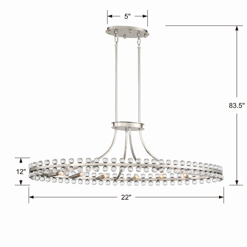 Clover Linear Chandelier
