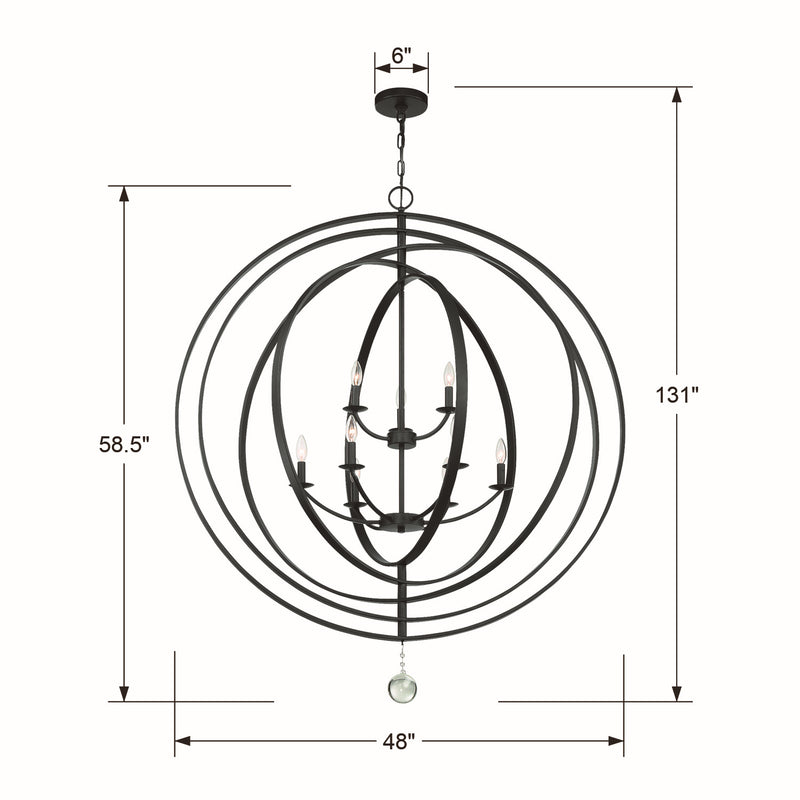 Luna Orb Chandelier