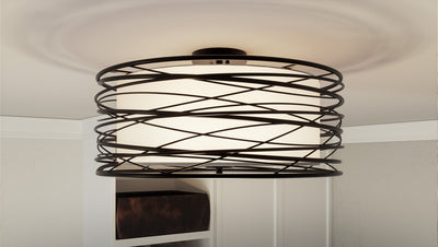 Spiral Semi-Flush Mount