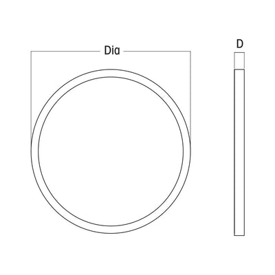 Edge Round Ceiling